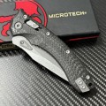 MICROTECH 微技术 两栖 折叠刀 碳纤维柄