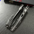 MICROTECH 微技术 两栖 折叠刀 碳纤维柄