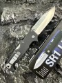 冷钢SR1LITE背锁折刀（黑色）