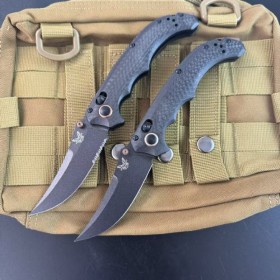 BENCHMADE蝴蝶865战术折刀 碳纤柄