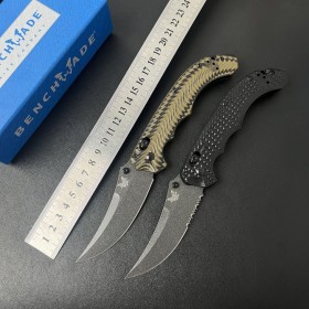 新款 BENCHMADE蝴蝶865战术折刀 G10柄
