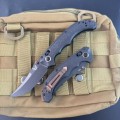 BENCHMADE蝴蝶865战术折刀 碳纤柄