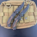 BENCHMADE蝴蝶865战术折刀 碳纤柄